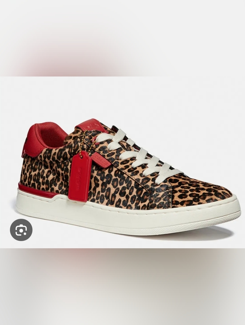 CoachLeopard Print Lowling Luxe Trainers
